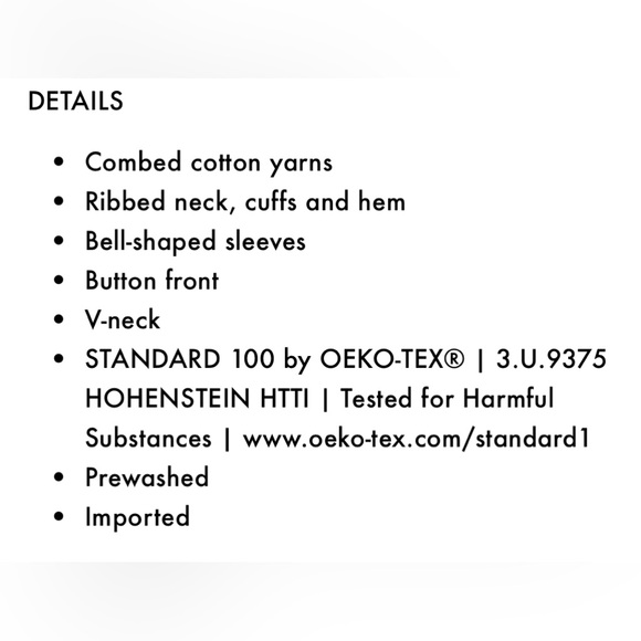 Hanna Andersson Combed Cotton Cardigan - Picture 2 of 3